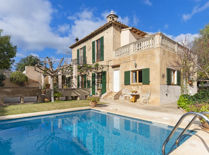 Art nouveau style villa with large garden in Palma-13