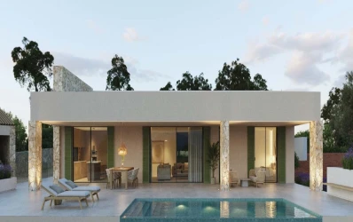 New development: Newly built villa near the natural beach of S'Amarador