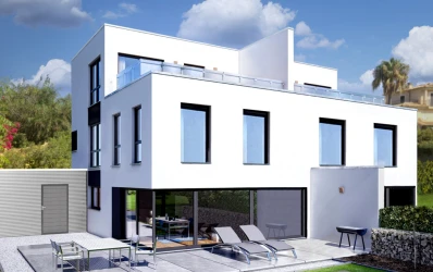 Neubauprojekt exklusives Doppelhaus Can Picafort zu verkaufen