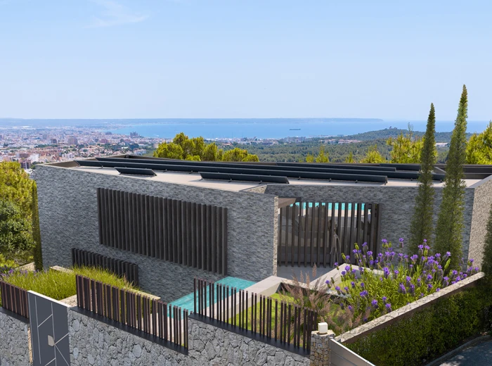 Excepcional villa en construcción con vistas al mar en Son Vida-9