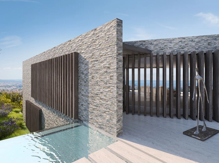 Excepcional villa en construcción con vistas al mar en Son Vida-8