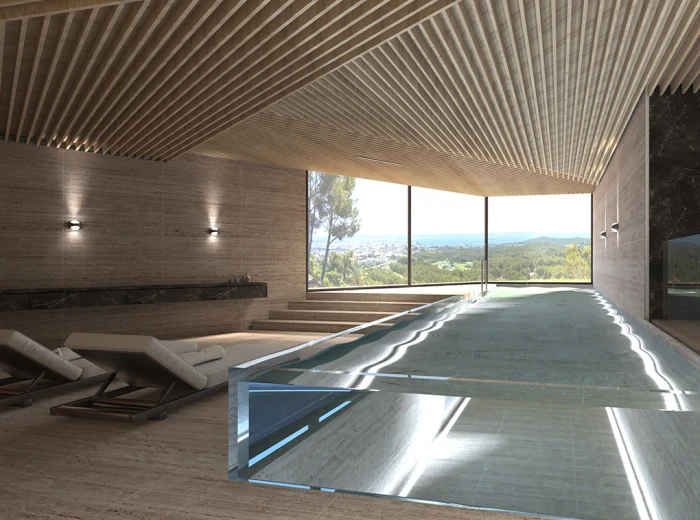 Exceptional sea-view villa now under construction in Son Vida-7
