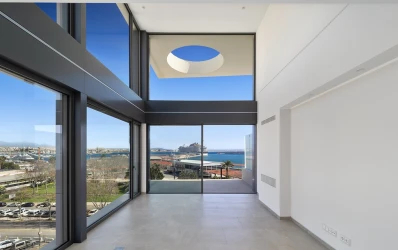 Unique new build penthouse with sea views