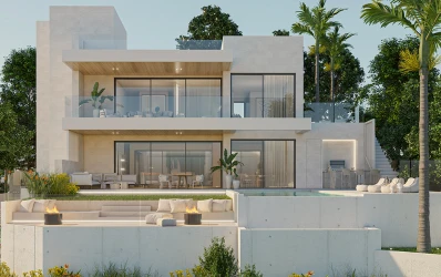 Luxury villa under construction with beautiful views in Son Vida
