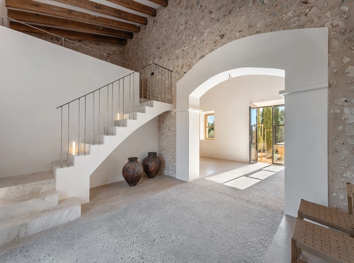Restored heritage finca with sea views in Cala Varques-19