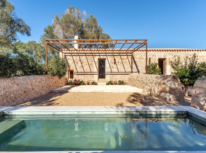 Restored heritage finca with sea views in Cala Varques-17