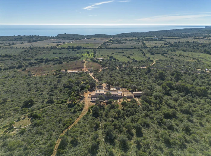 Restored heritage finca with sea views in Cala Varques-3