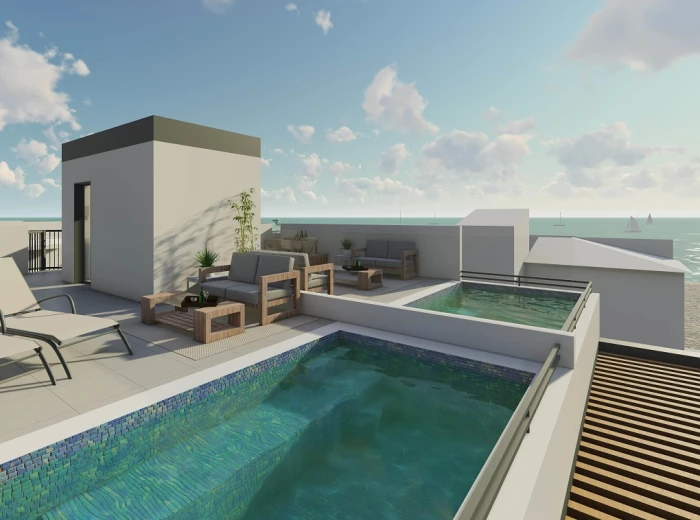 Espectacular ático dúplex con piscina privada y terrazas con vistas al Mediterráneo-1