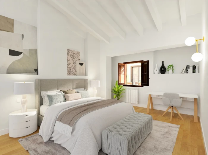 Casa con carácter con terraza, ascensor y garaje en el casco antiguo - Palma de Mallorca-14