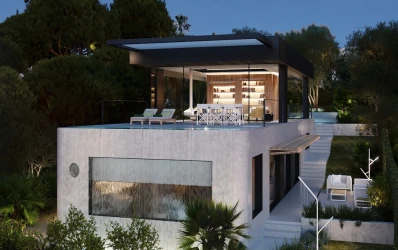 Unique designer villa in first sea line near Porto Cristo