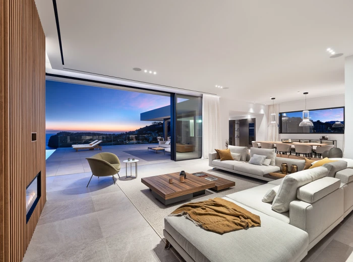 Spectacular new built Villa with sea views-17