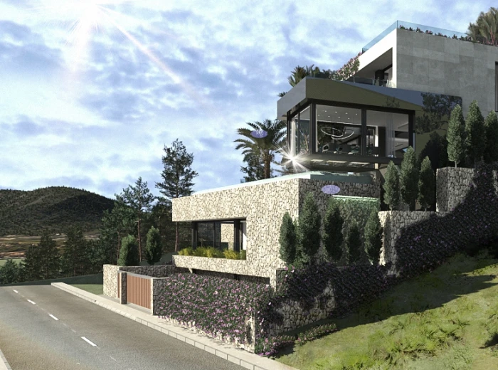 Moderne Luxus-Villa mit traumhaftem Meerblick in Canyamel-1