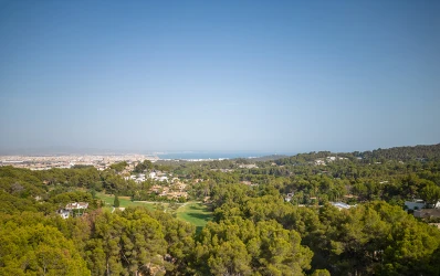 Flat sea view plot with license in Son Vida