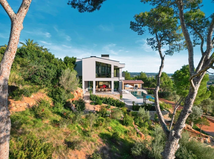 Spectacular "Bauhaus Loft Design" villa with views of the bay of Palma-4