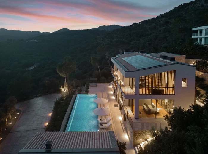 Spectacular "Bauhaus Loft Design" villa with views of the bay of Palma-49