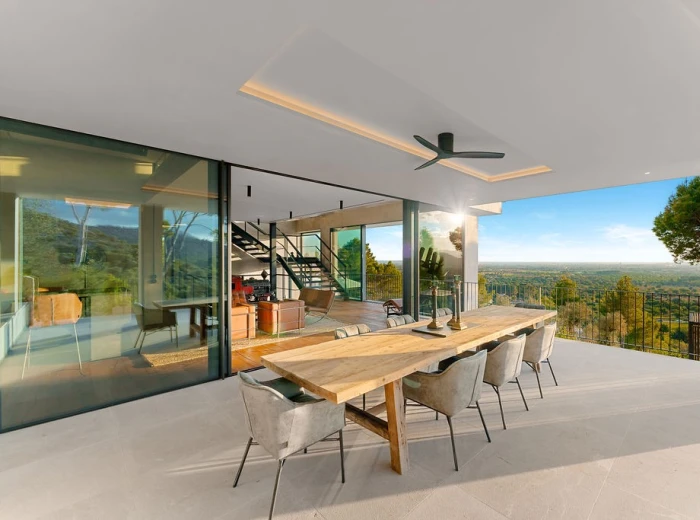 Spektakuläre “Bauhaus Loft Design” Villa mit Blick auf die Bucht von Palma-12