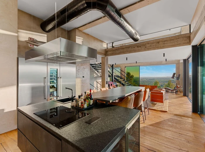 Spektakuläre “Bauhaus Loft Design” Villa mit Blick auf die Bucht von Palma-11