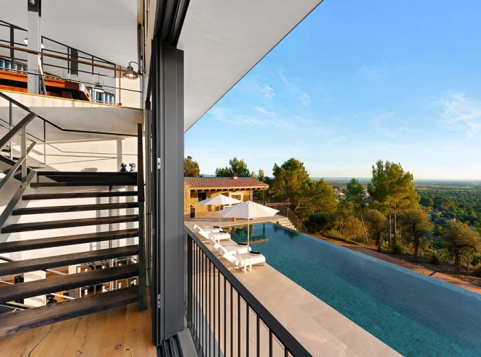 Spectacular "Bauhaus Loft Design" villa with views of the bay of Palma-14