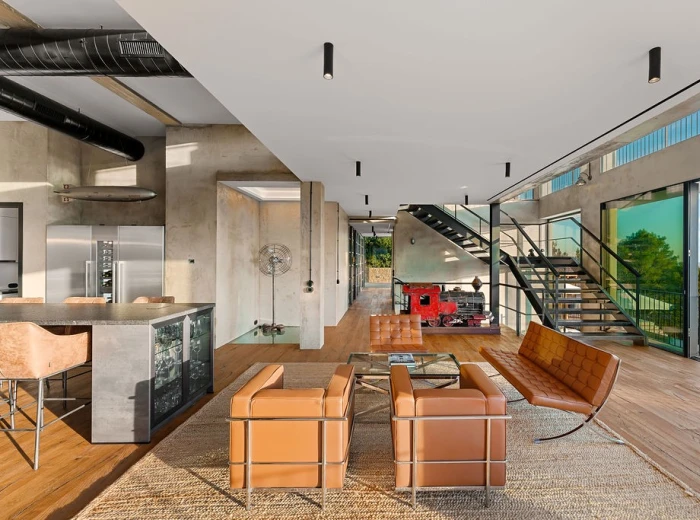Spektakuläre “Bauhaus Loft Design” Villa mit Blick auf die Bucht von Palma-7