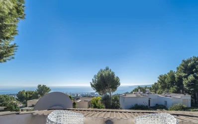Double plot with sea view villa in Costa d'en Blanes