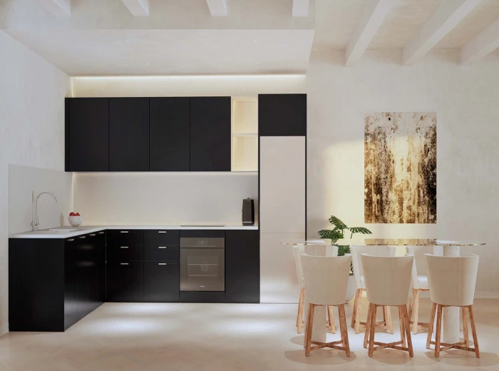 Timeless newly built flat with parking & lift in the Old Town - Palma-5