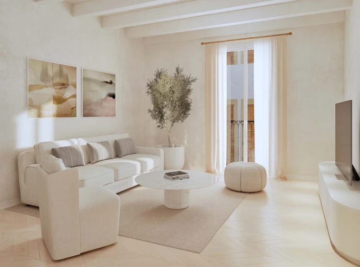 Timeless newly built flat with parking & lift in the Old Town - Palma-3