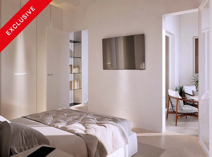 Timeless newly built flat with parking & lift in the Old Town - Palma-1