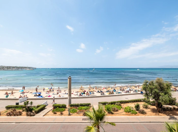 Charmantes, helles Apartment mit Meerblick, Playa de Palma-8