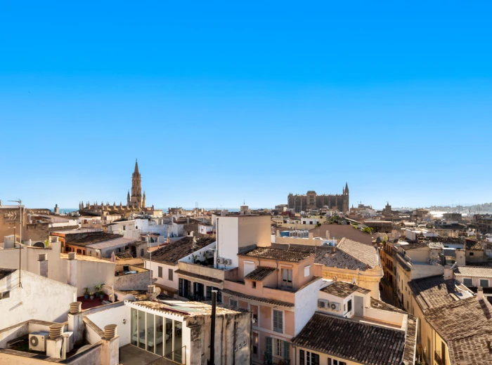 Renovation opportunity: Penthouse at Plaza Mayor with terraces & lift-14
