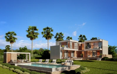 *Neubau-Projekt* Exklusive Villa mit Blick auf die Bucht von Palma