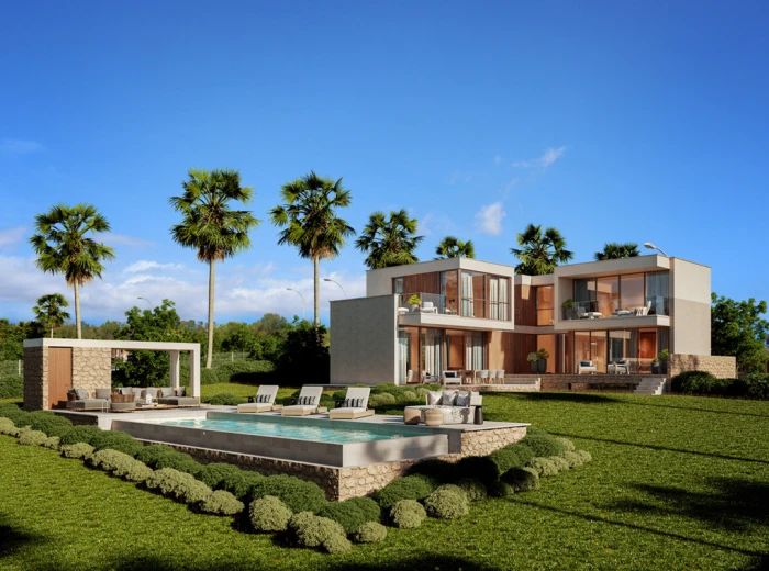*Neubau-Projekt* Exklusive Villa mit Blick auf die Bucht von Palma-1