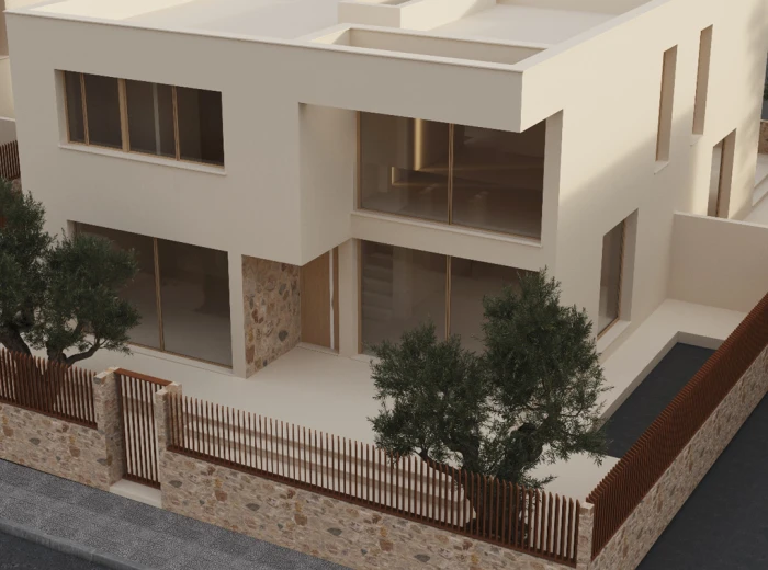 Obra nueva: Excelentes casas adosadas en venta en Can Picafort-3