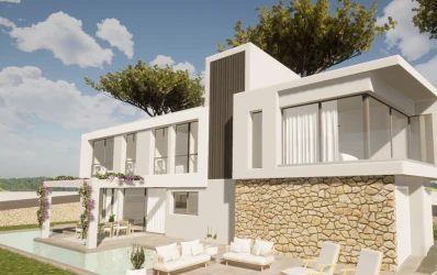 New development: Modern new built villa close to the sea