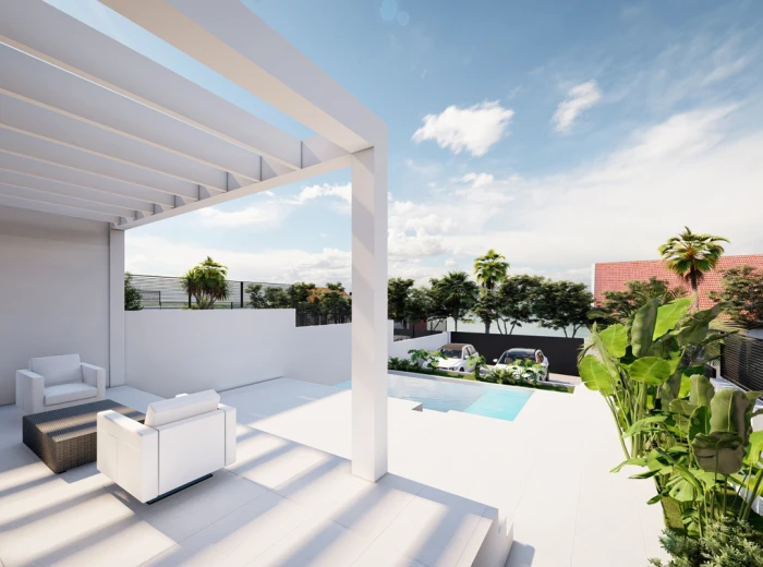 Neubauprojekt: Modernes Doppelhaus mit Teil-Meerblick in Bahia Azul-3