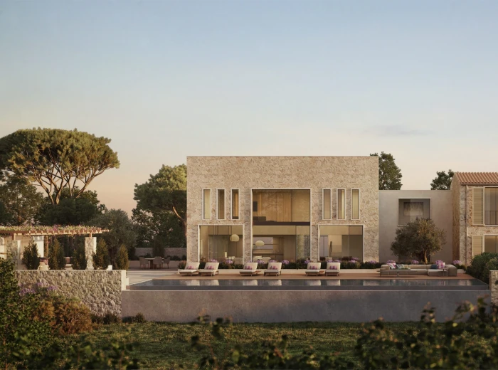 New build villa with breathtaking views between Santanyi and Es Llombards-13