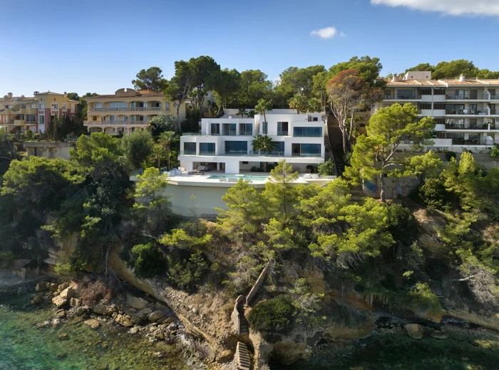 Modern seafront villa with private sea access-10