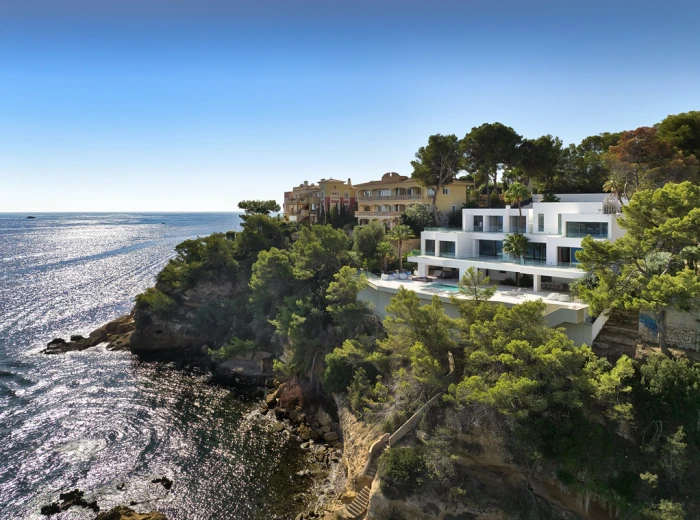 Modern seafront villa with private sea access-1