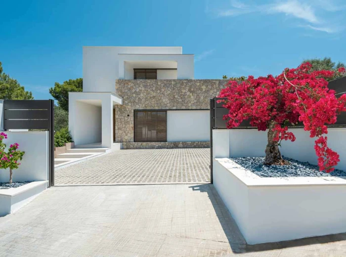 New build villa with pool and roof terrace with panoramic view-23