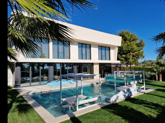 Modern family villa with beautiful views-1