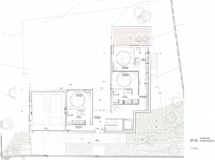Plot with building project of a modern villa in Font de sa Cala-6