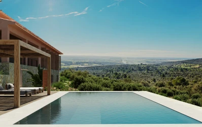 Neubau-Projekt: Mediterrane Luxus Villa mit Meerblick
