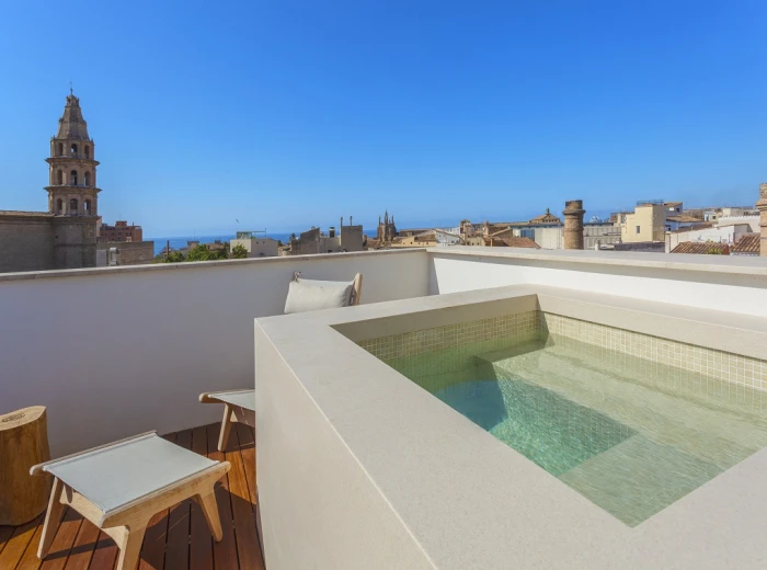 Casa de diseño con terraza con vistas al mar en Palma de Mallorca - Casco Antiguo-17