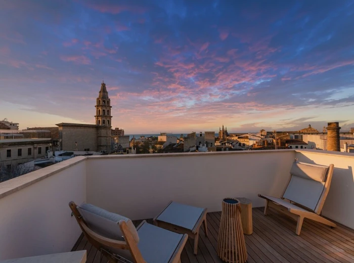 Casa de diseño con terraza con vistas al mar en Palma de Mallorca - Casco Antiguo-18