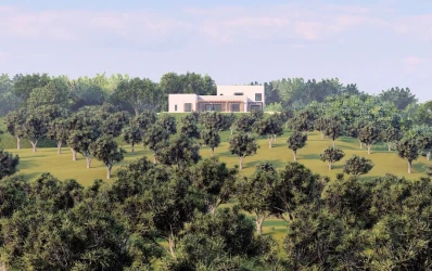 New built finca with panoramic and sea views