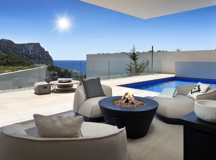 Modern new built villa with sea views-3