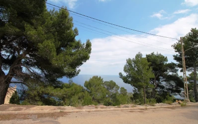Plot with stunning sea views in Canyamel
