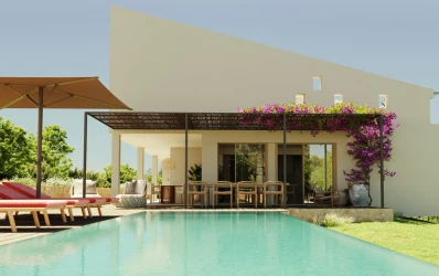 Neubauprojekt: Moderne Finca mit Pool in San Juan