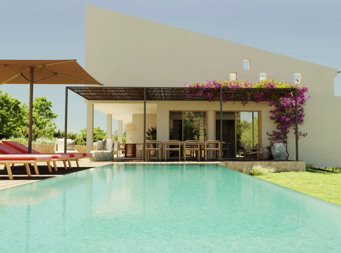 Neubauprojekt: Moderne Finca mit Pool in San Juan-1