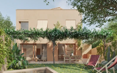 Casas adosadas ecorustic con piscinas privadas en Sencelles