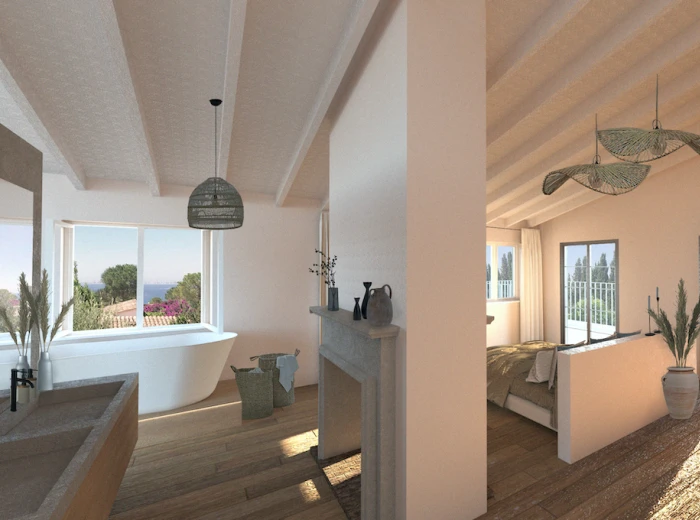 Designer Villa mit Meerblick in Strandnähe in Costa de los Pinos-2